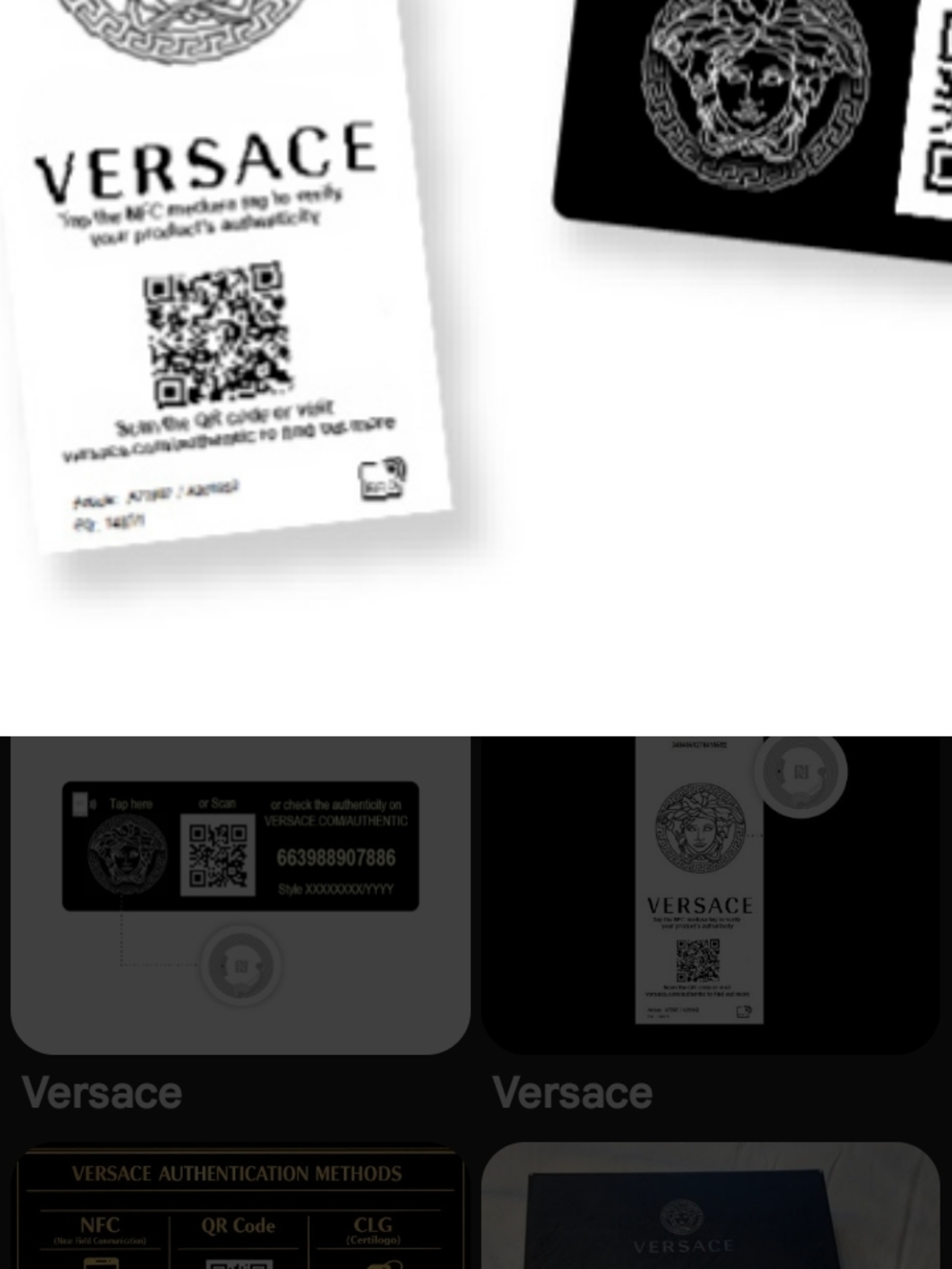 Versace Black And Gold Nib Sunglasses with Gold Logo - Picture 9 of 10